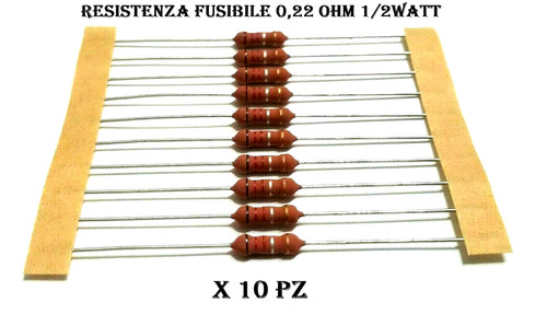 Resistenza fusibile r22 - pz,