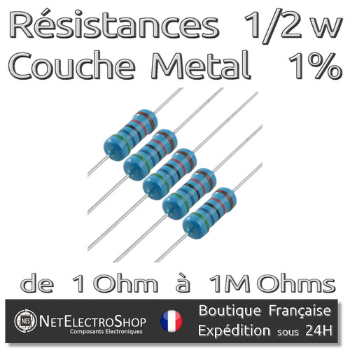 Lot resistances 2w 0 - de,