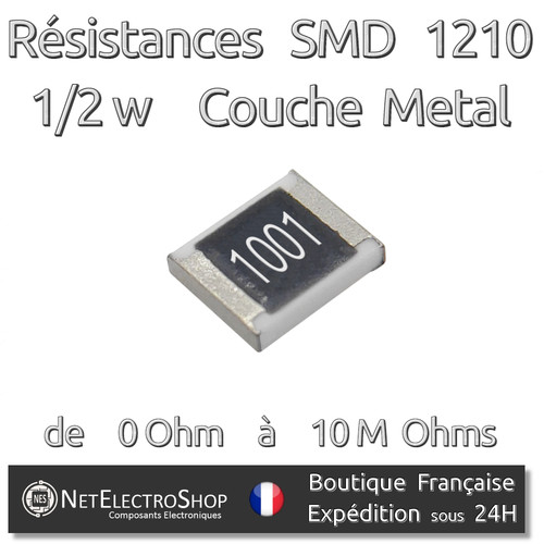 Lot resistances smd - lot,