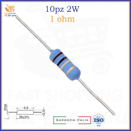 Kit resistenze watt - 2w, 10pz