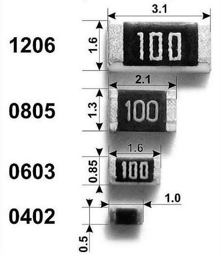 Pezzi resistenza smd - 20,